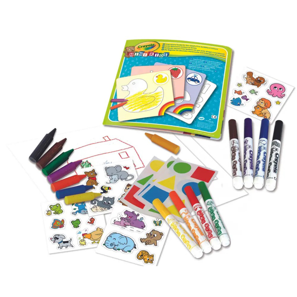Мой первый набор для рисования со стикерами Mini Kids Crayola 256287.106 от 1 года