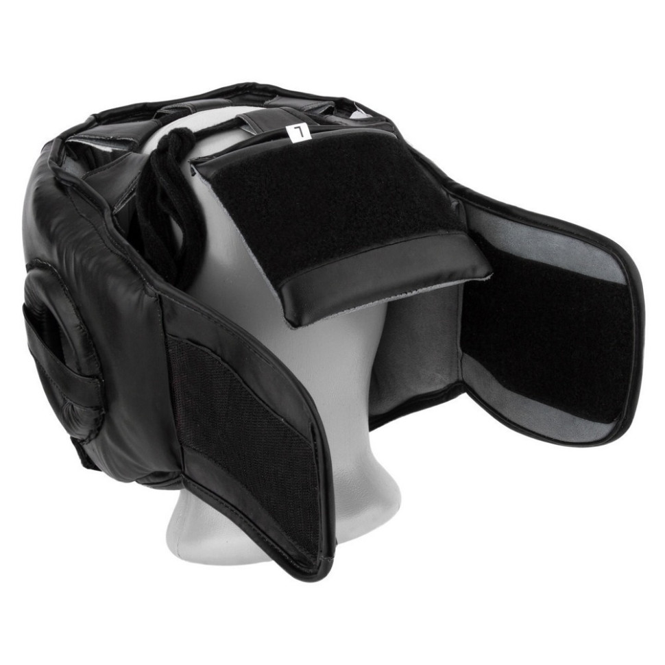 Боксерский шлем тренировочный PowerPlay PP_3067_XL_Black, Черный, XL