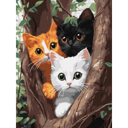 Картина по номерам "Котики на дереве" ©art_selena_ua Идейка KHO6736, 30х40 см Картина по номерам "Котики на дереве" ©art_selena_ua Идейка KHO6736, 30х40 см