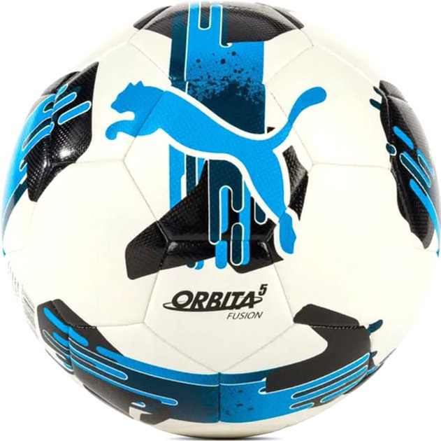 Мяч футбольный Orbita 5 FUSION Puma 084331-05-4 бело-черный № 4