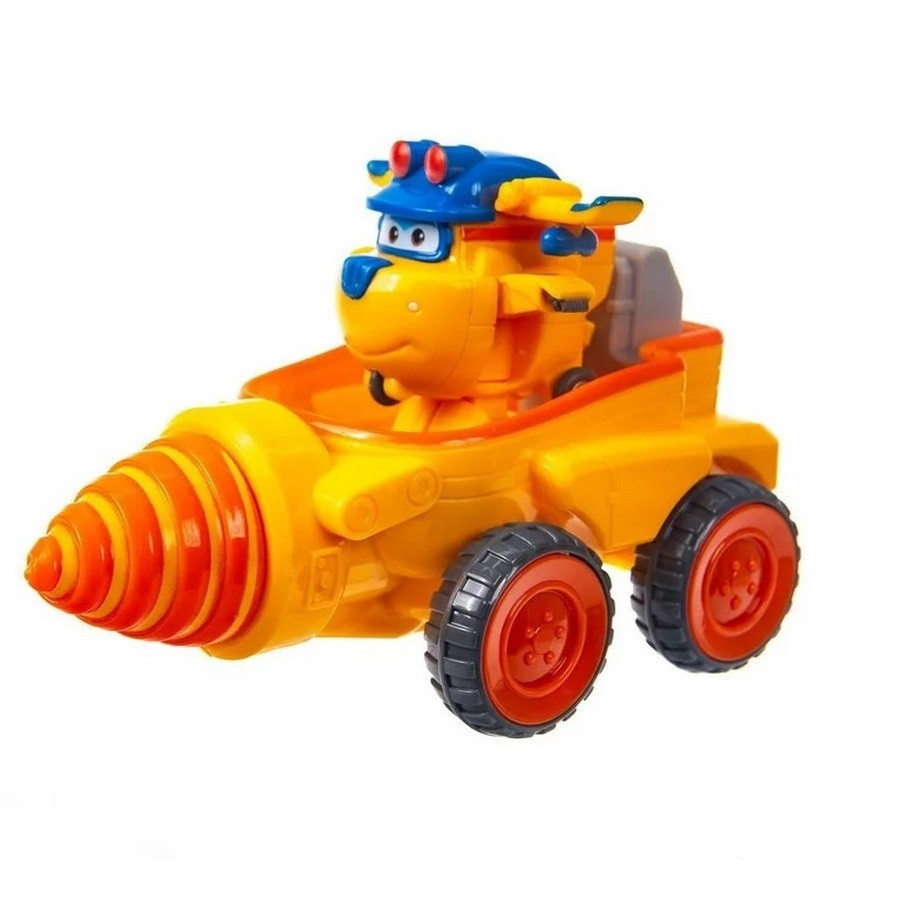 Ігровий набір Super Wings Mission Teams Donnie's Driller, Бурильний автомобіль Донні EU730843