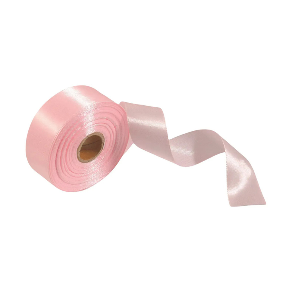 Атласная лента для рукоделия Bambi АБ-335, 2,5 см x 23 м, Светло-лососевый