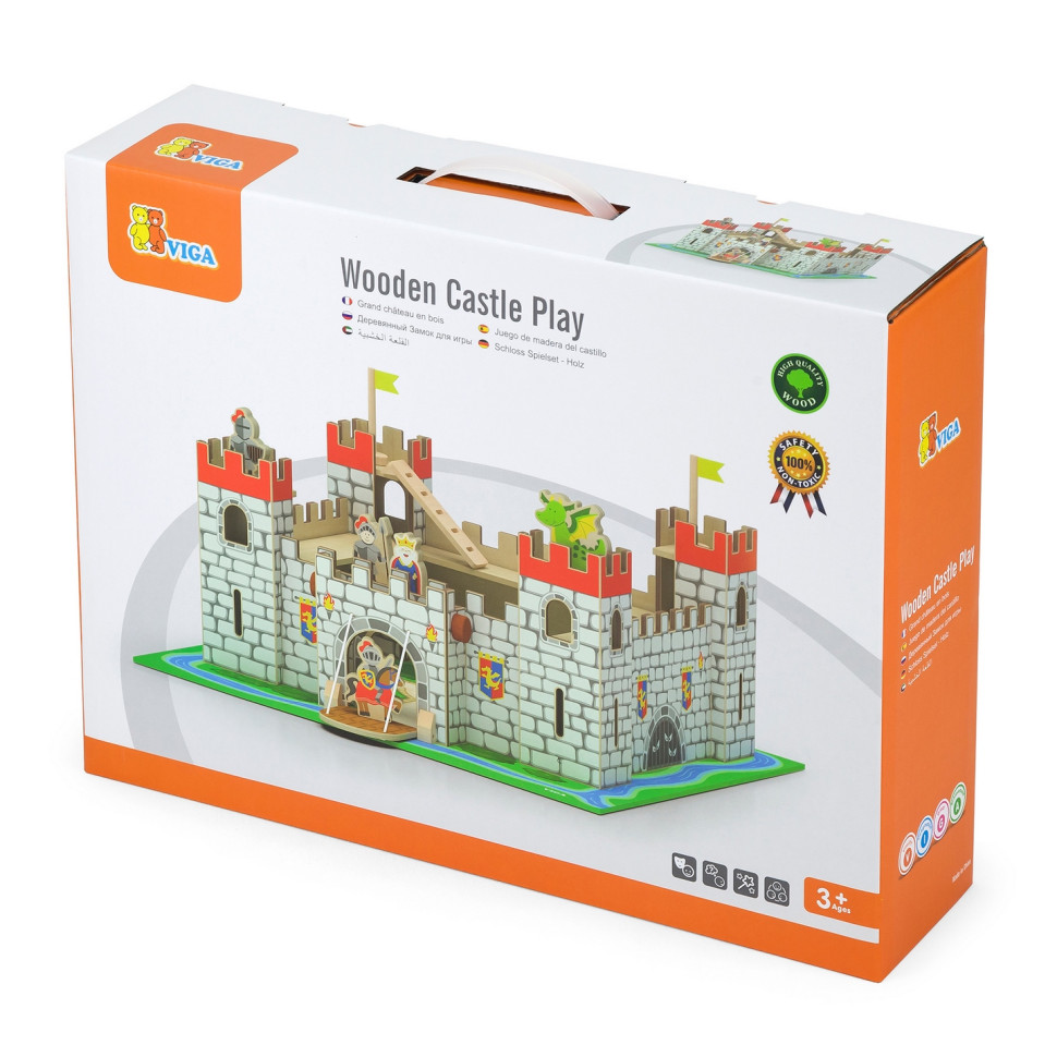 Ігровий набір Іграшковий замок Viga Toys 50310 дерев'яний