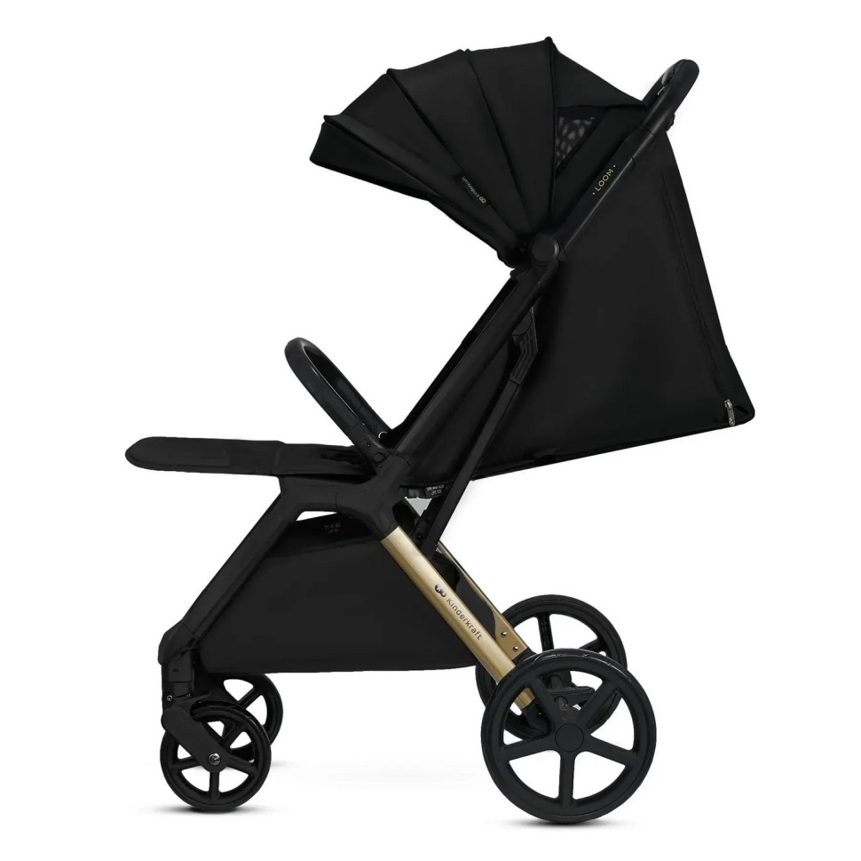 Коляска дитяча прогулянкова Loom Kinderkraft KSLOOM00BLK00BS, Black