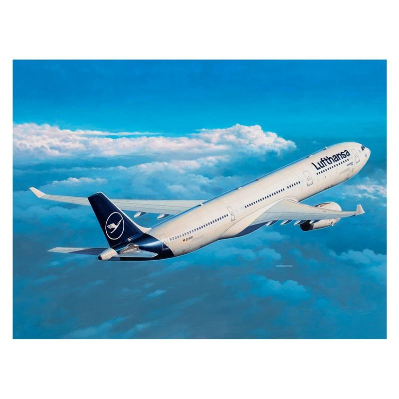 Збірна модель Літак Airbus A330-300 Lufthansa Revell RVL-03816 рівень 4, масштаб 1:144