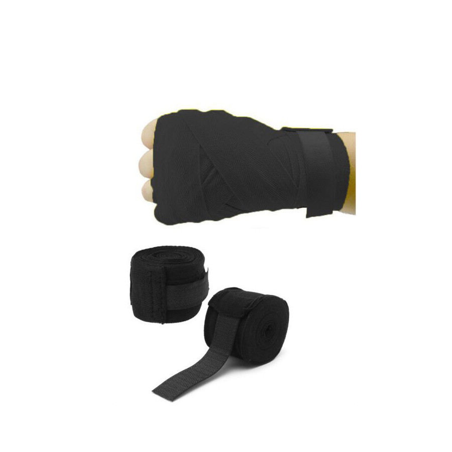 Боксерські бинти Hard Newt BOX-HT1BK 3м чорні