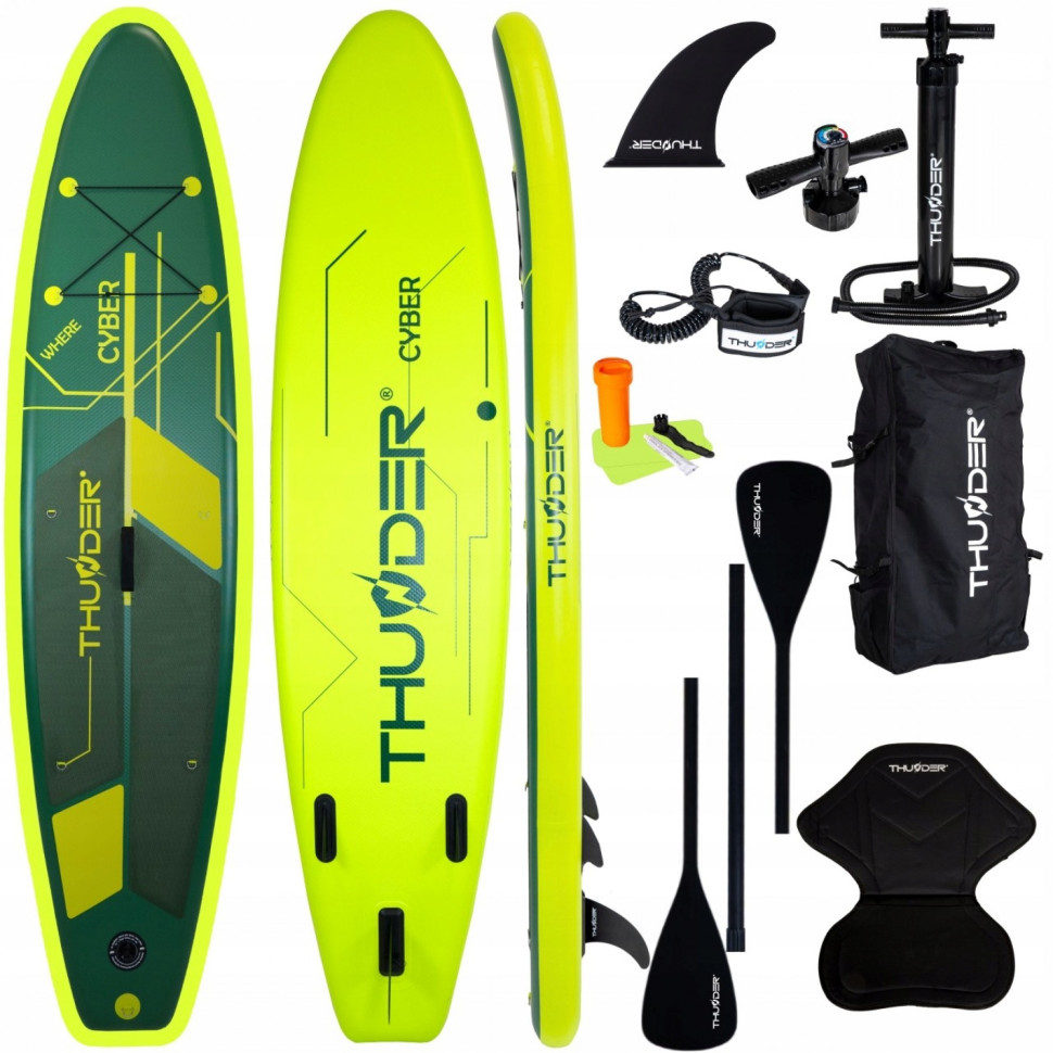 Надувная SUP доска Cyber Thunder SUP-CYBER с веслом 320 см 