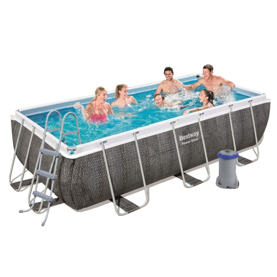 Каркасний басейн Bestway 56721, 404х201х100 см, 6478 л