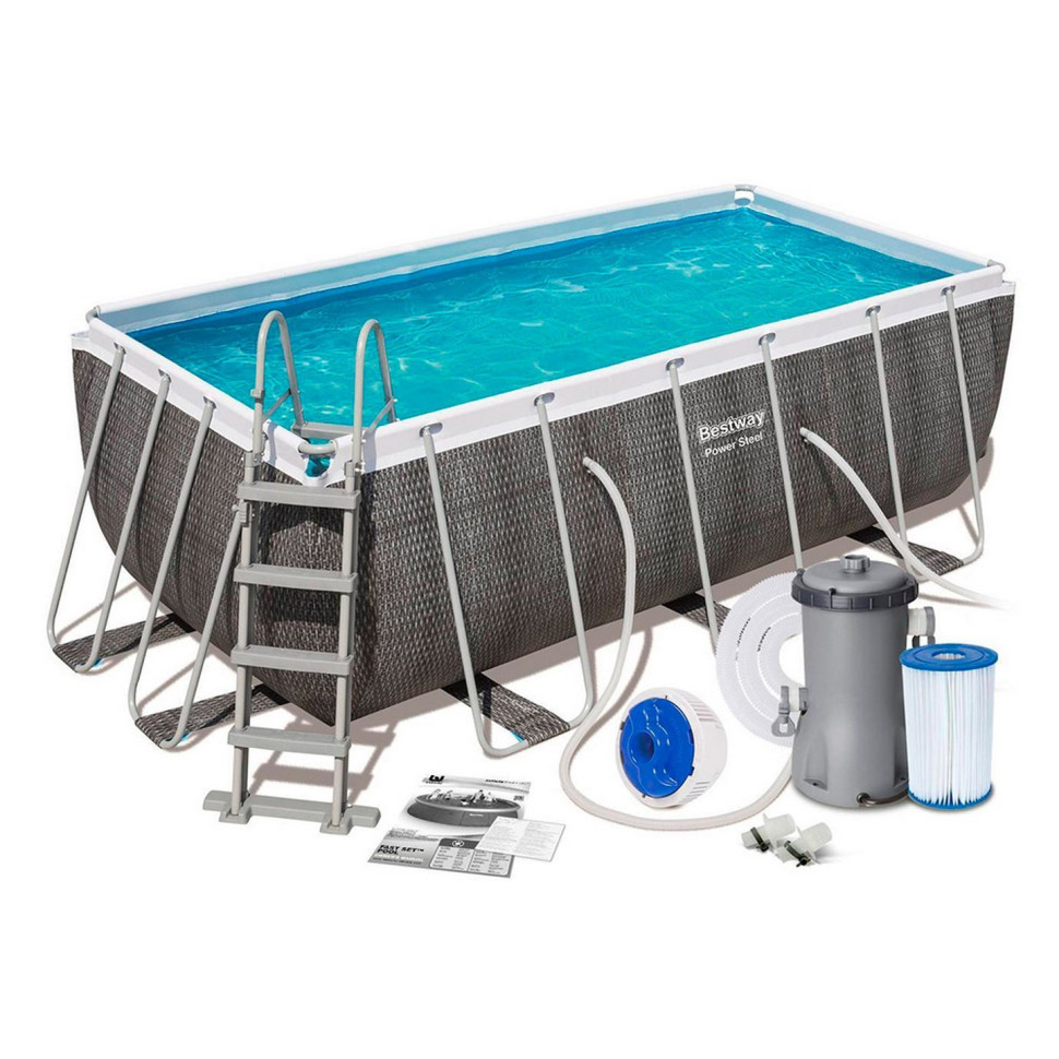 Каркасний басейн Bestway 56721, 404х201х100 см, 6478 л