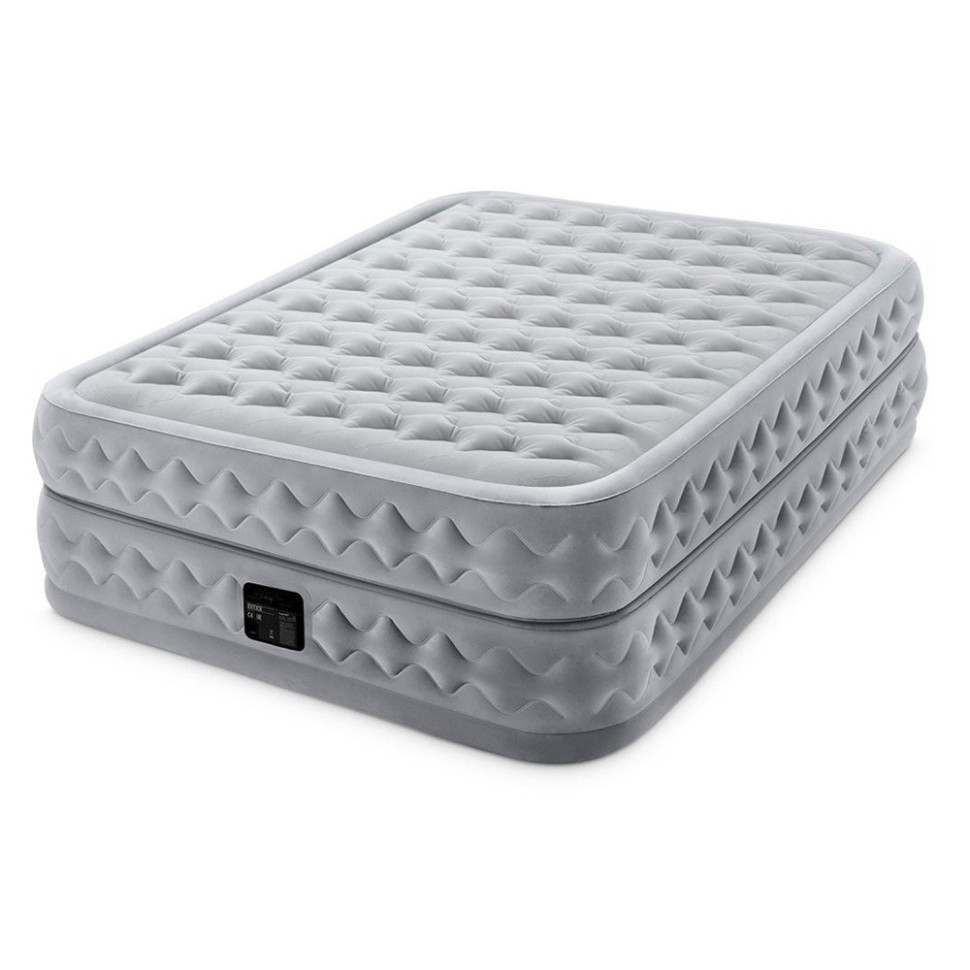 Надувне ліжко Intex 64490 (152х203х51 см) із вбудованим насосом
