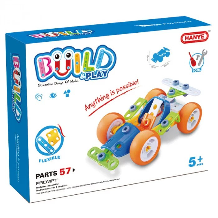 Машинка разборная на болтах Build&Play 