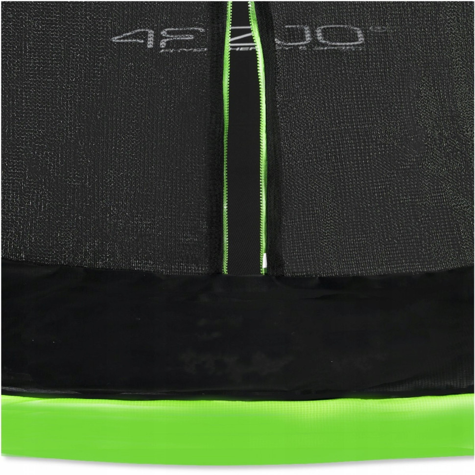 Батут із внутрішньою сіткою Premium 4FIZJO 4FJ0605 Black/Green 12FT 374 см