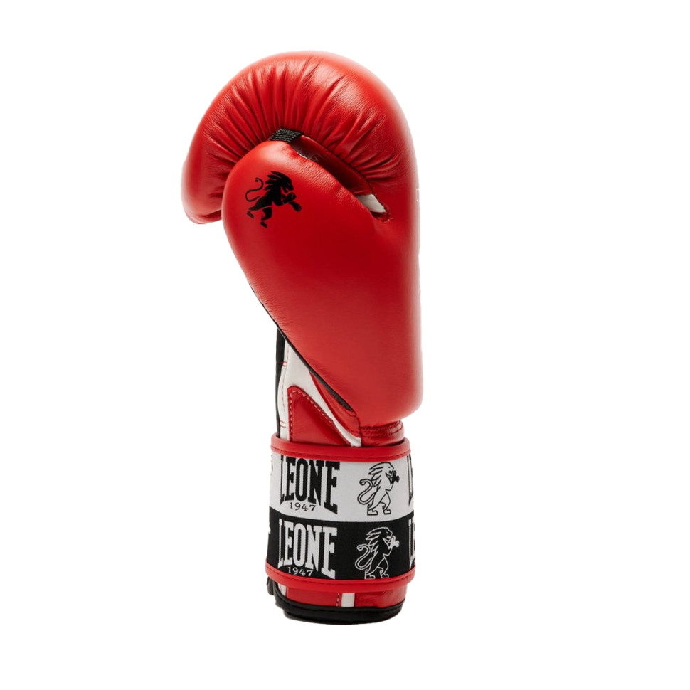 Боксерські рукавиці GN208 ICONIC Leone GN208_Red_10oz 10 унцій (бинти в комплекті)