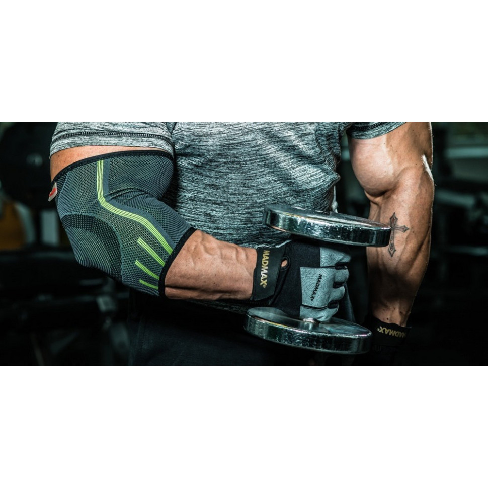 Компресійний налокітник 3D Compressive elbow support MadMax MFA-283_S, S