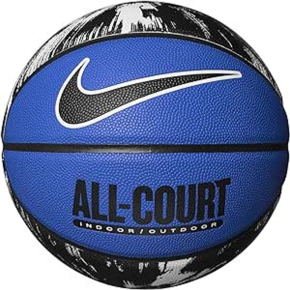 М'яч баскетбольний EVERYDAY ALL COURT 8P GRAPHIC DEFLATED Nike N.100.4370.455.07 № 7