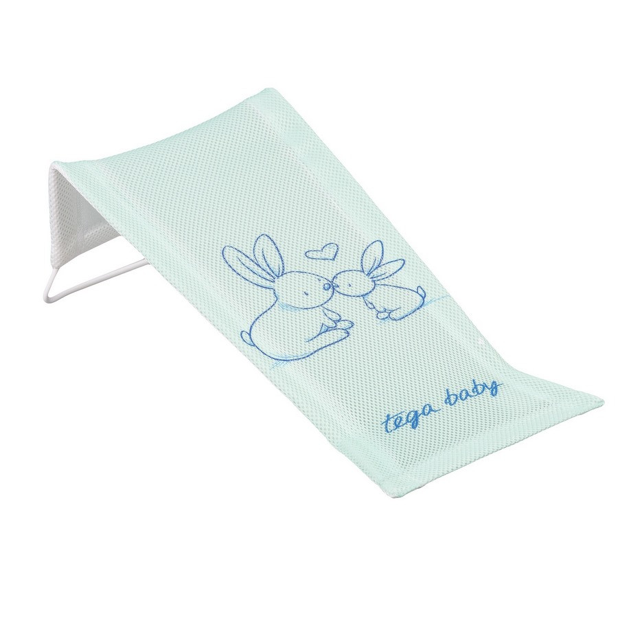 Лежак для купання з малюнком «Зайчики» Tega Baby KR-026-105 м'ятний