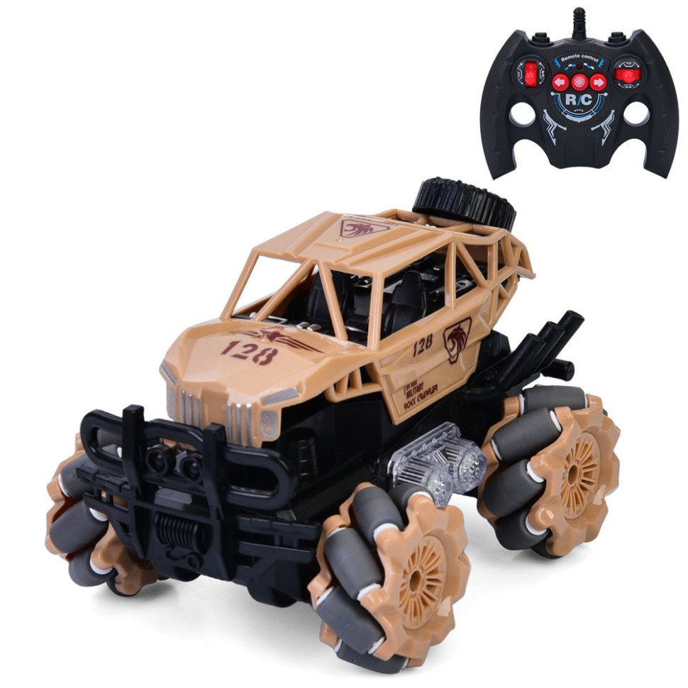 Джип на радіокеруванні Bambi ESD668-1C(Biege) 16,5 см, світлові ефекти, акумулятор, 1:16