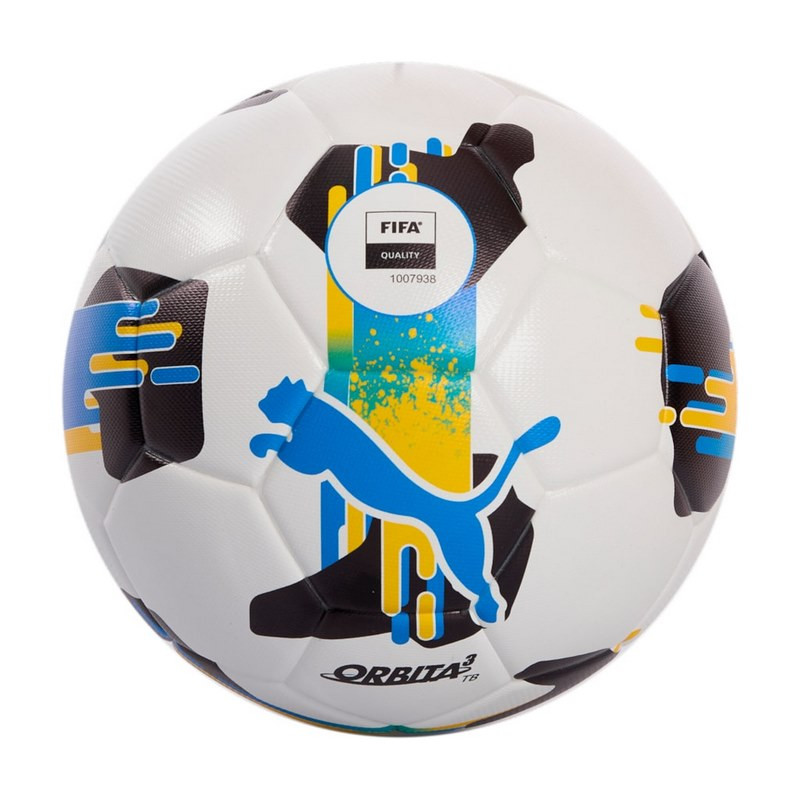 М'яч футбольний Orbita UPL (FIFA Quality) Puma 084595-01-5 білий, блакитний № 5