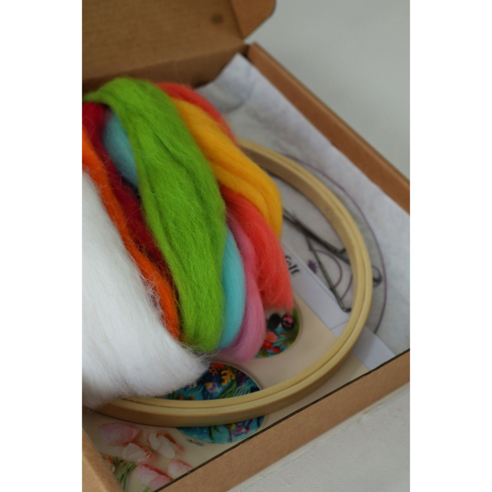 Набір для валяння картини із вовни 