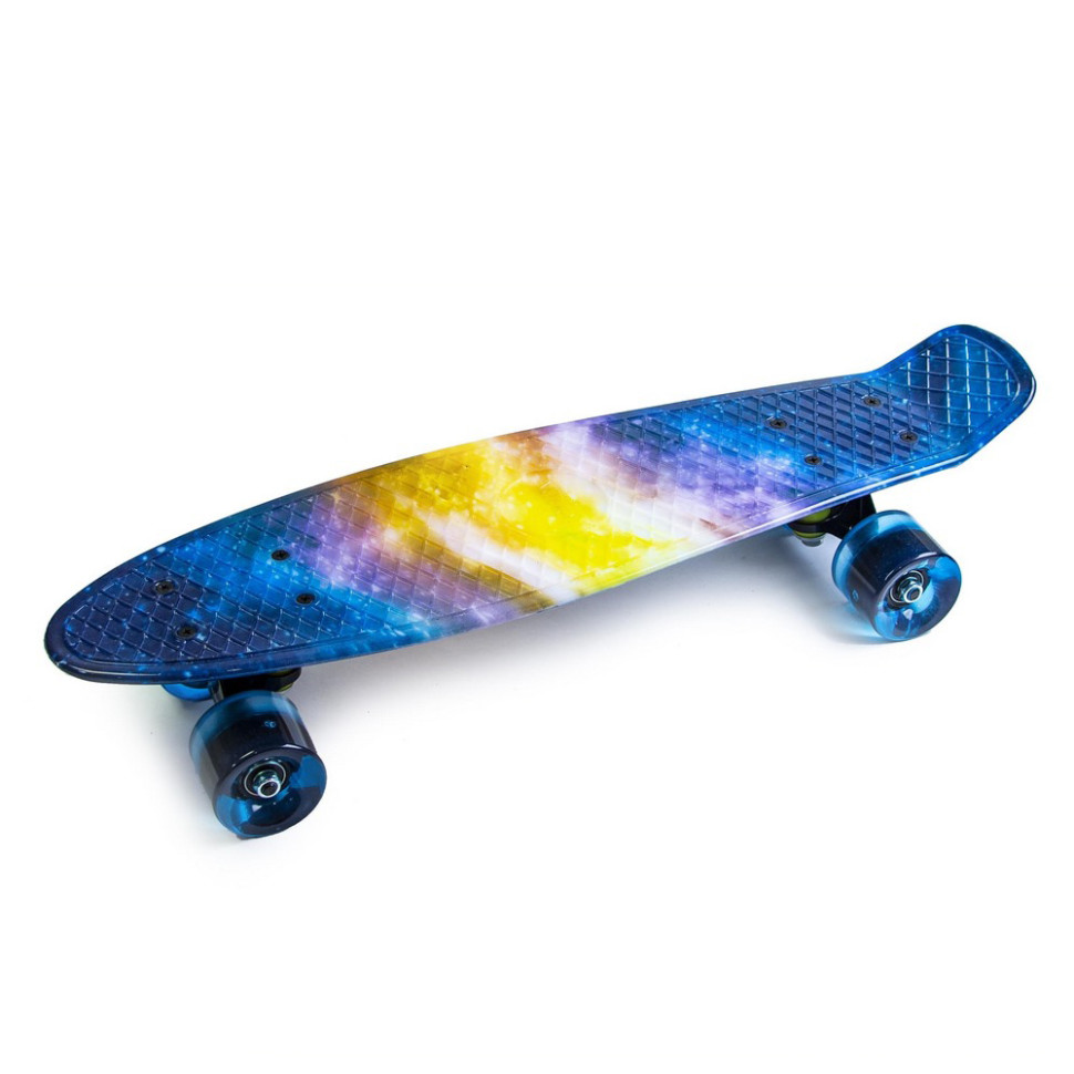 Скейт Penny Board «Star» Bambi 113389739 колеса зі світлом 80 кг