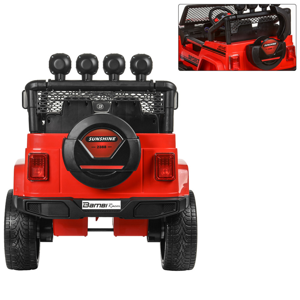 Детский электромобиль джип Bambi Racer M 3237EBLR-3 до 30 кг