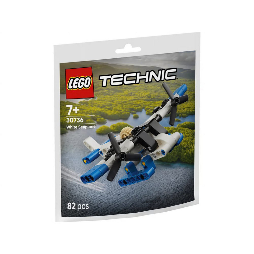 Конструктор Technic Белый гидроплан LEGO 30736, 82 детали
