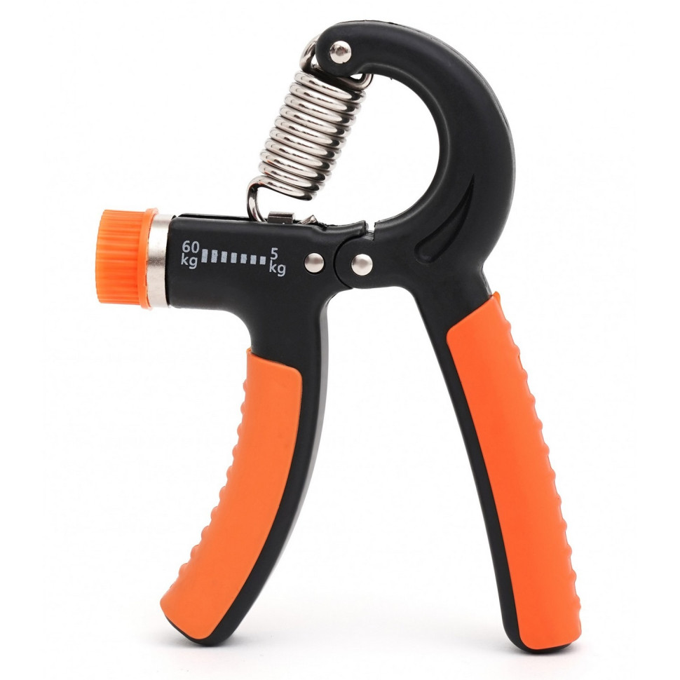Эспандер кистевой с регулируемой нагрузкой Cornix XR-0144, 5-60 кг, Black/Orange