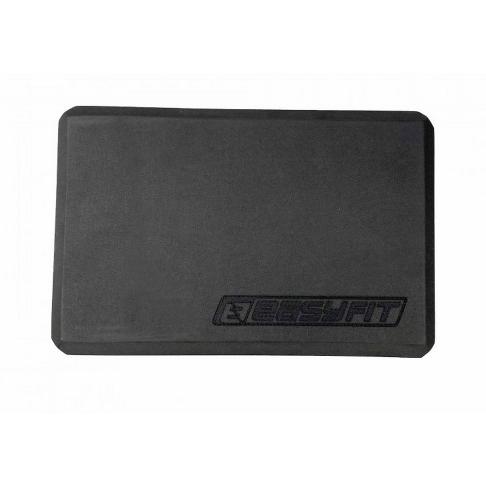 Блок для йоги EasyFit EF-1818-B, EVA, Черный