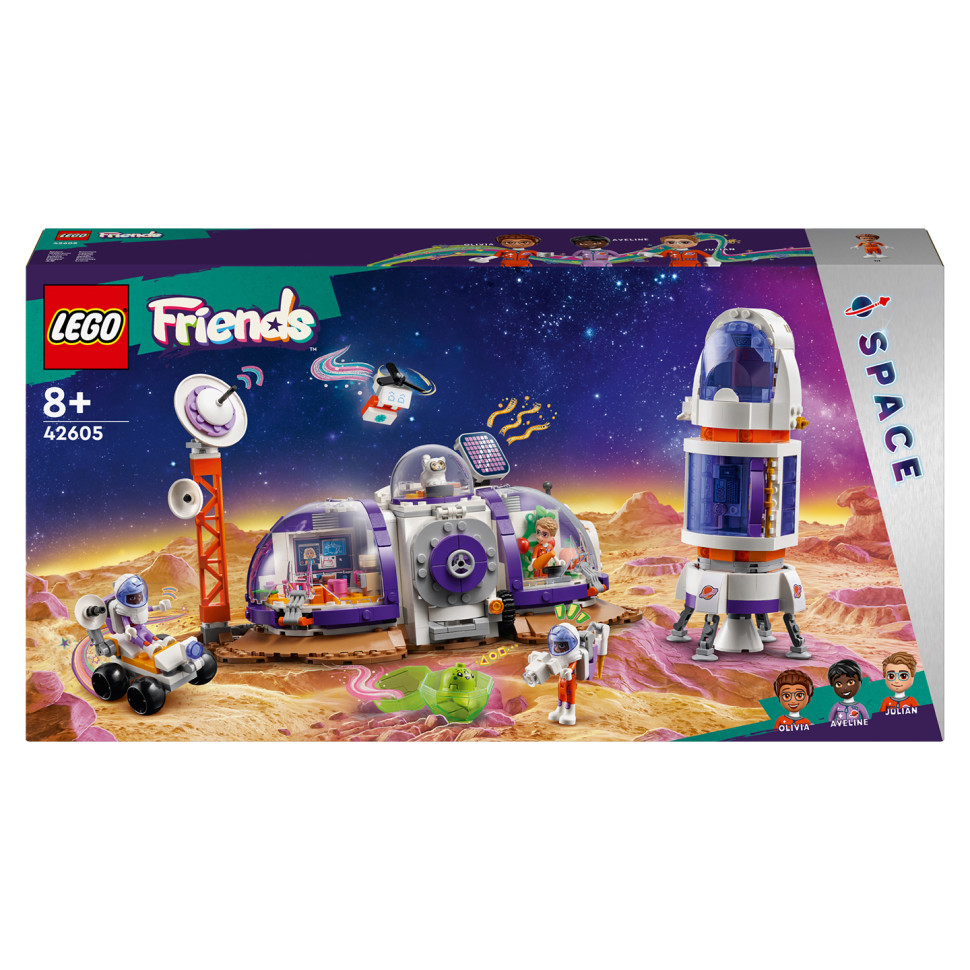 Конструктор Космическая база на Марсе и ракете LEGO Friends 42605, 981 деталь