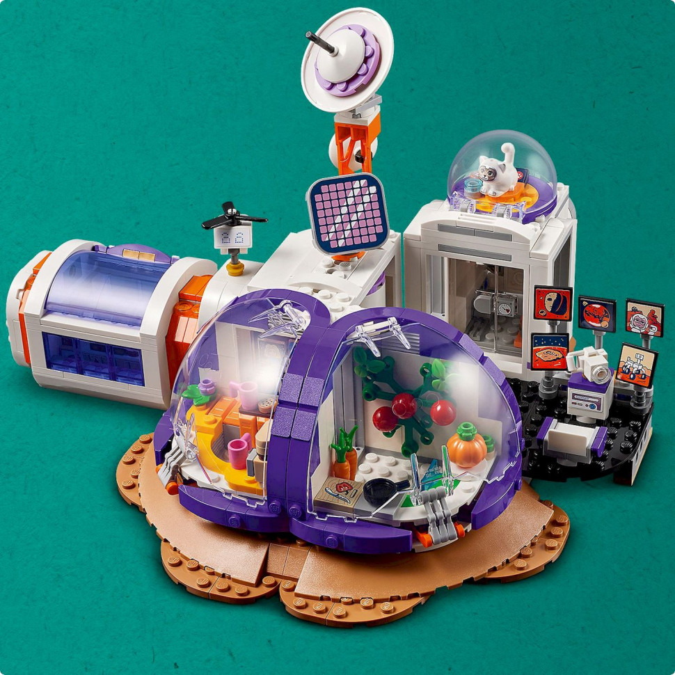 Конструктор Космическая база на Марсе и ракете LEGO Friends 42605, 981 деталь