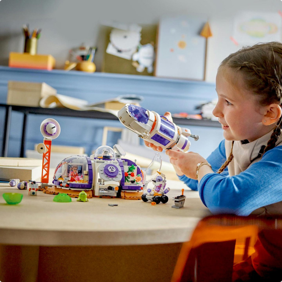 Конструктор Космическая база на Марсе и ракете LEGO Friends 42605, 981 деталь
