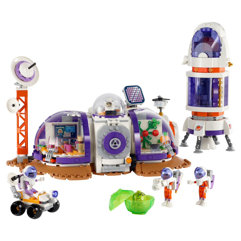 Конструктор Космическая база на Марсе и ракете LEGO Friends 42605, 981 деталь