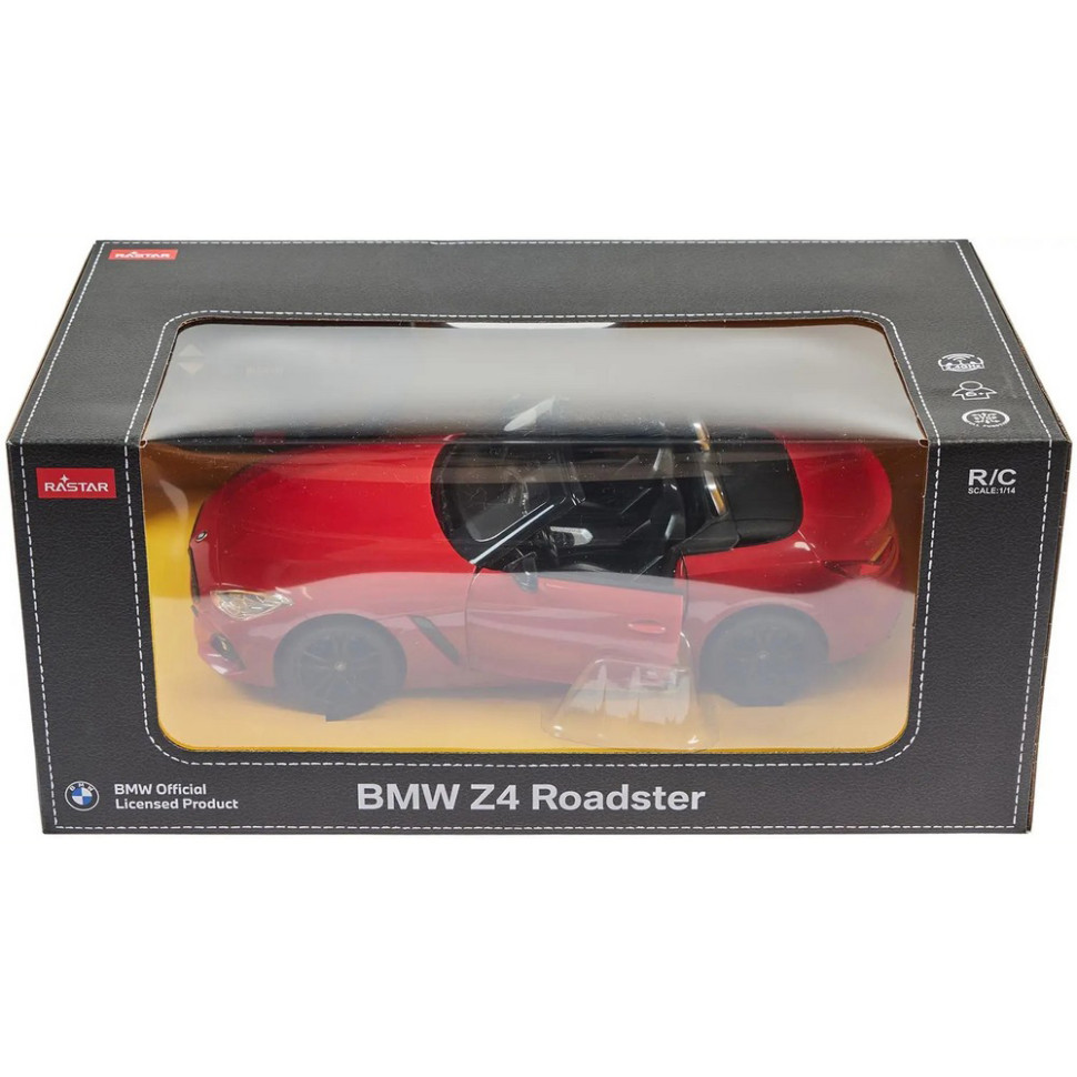 Машинка на радіокеруванні BMW Z4 New Version Rastar 95660 red, масштаб 1:14 червоний