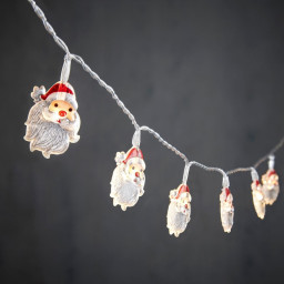 Гирлянда-струна "Санта" Luca Lighting 8720362642305, 1,2 м, 10 LED теплый белый Гирлянда-струна "Санта" Luca Lighting 8720362642305, 1,2 м, 10 LED теплый белый