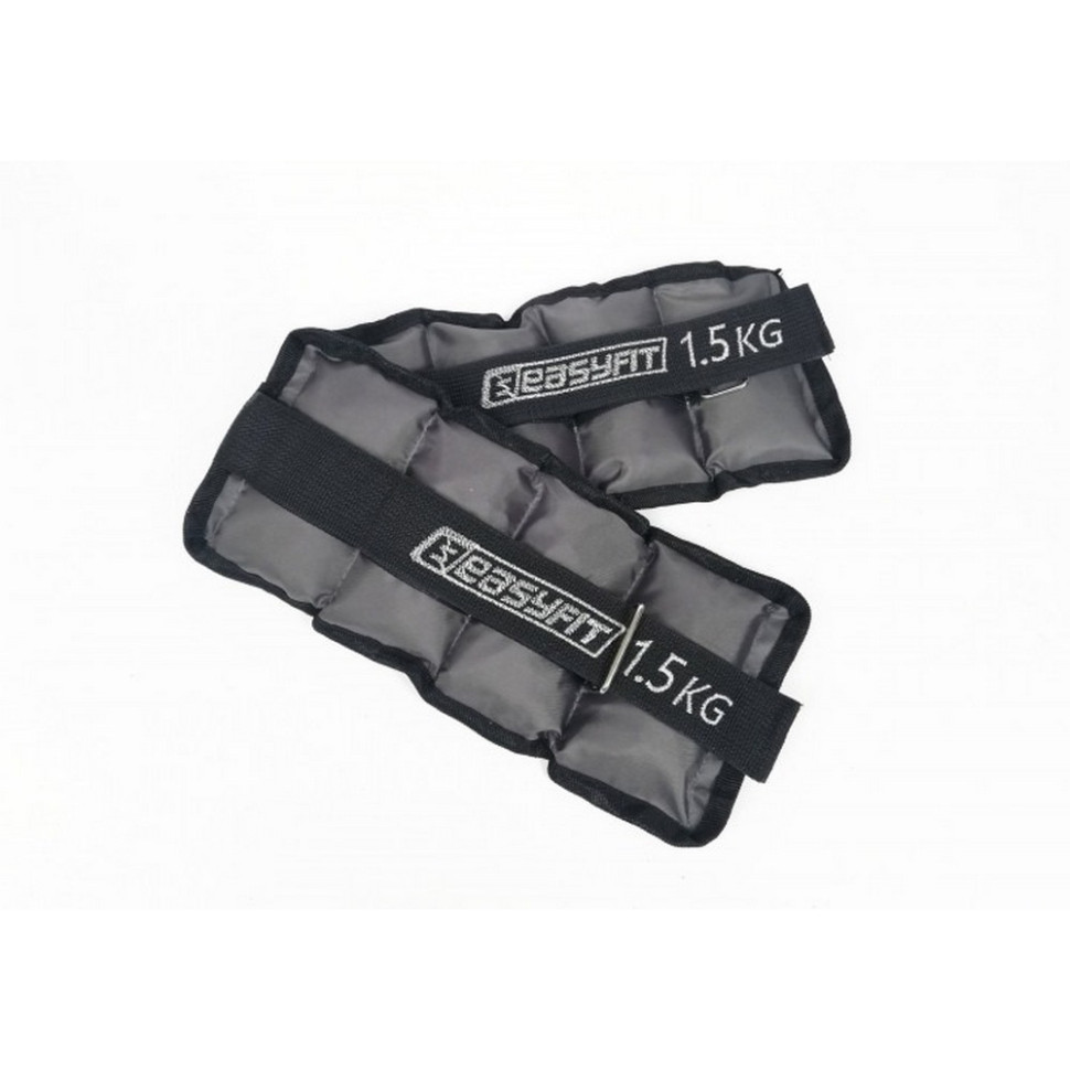 Утяжелители для ног и рук с металлом Metal EasyFit EF-AWTМ-150, 1,5 кг (пара)