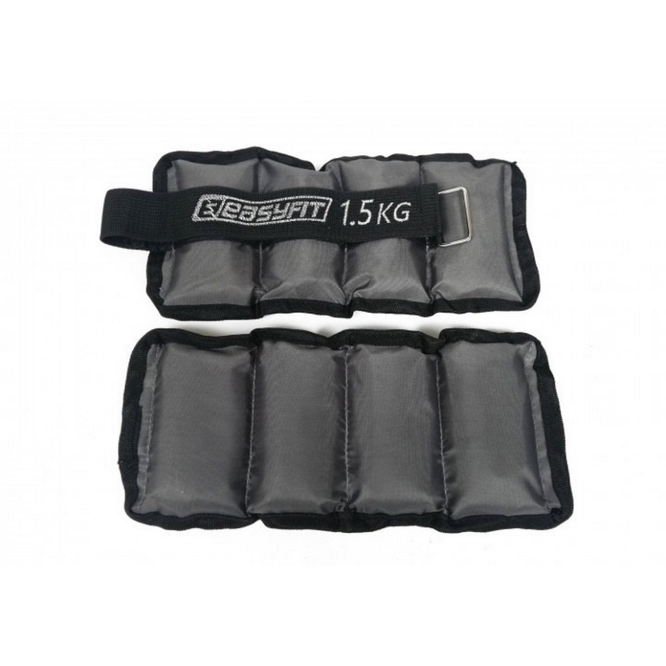 Утяжелители для ног и рук с металлом Metal EasyFit EF-AWTМ-150, 1,5 кг (пара)