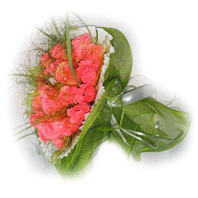 Букет из конфет Коралловые розы 19 4038IT