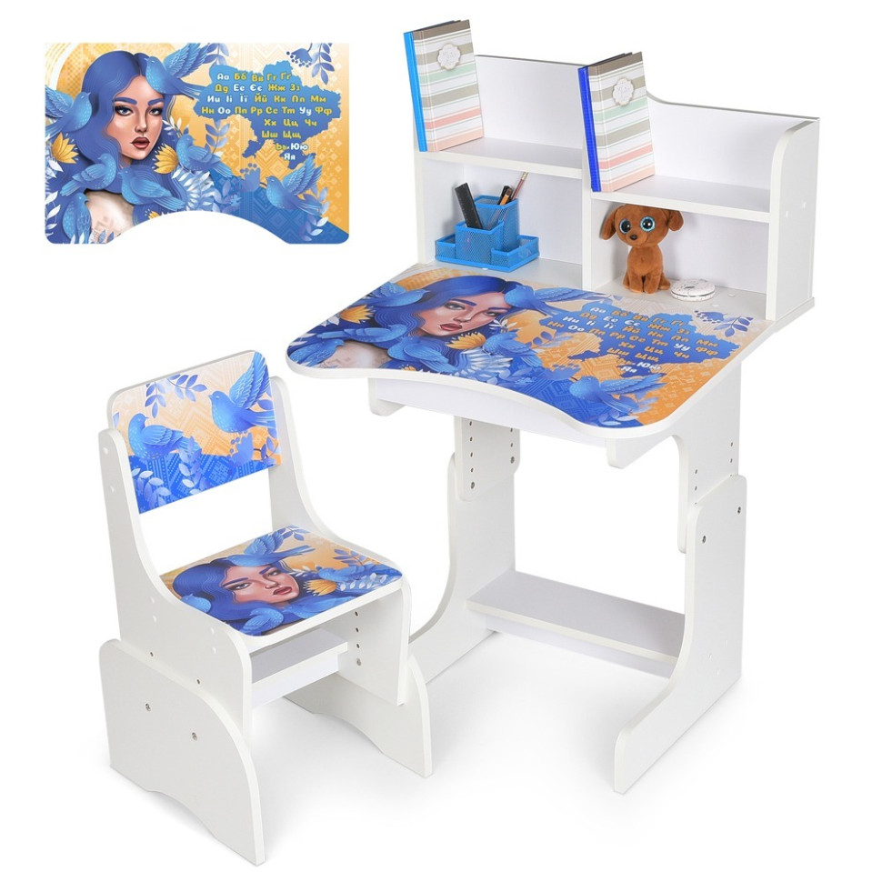 Детская Парта Bambi N 2071-5-1 белый, со стульчиком