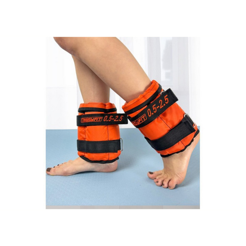 Утяжелители для ног и рук EasyFit EF-WHT-0,5-2,5-O 0,5-2,5 кг 