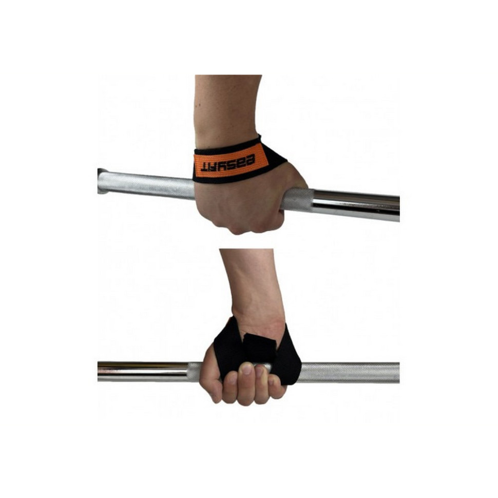 Лямки атлетические для становой тяги Delta EasyFit EF-0040 черные