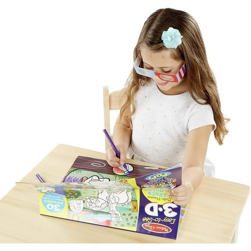 Розмальовка по крапкам для дівчаток Melissa&Doug MD9963 з ефектом 3D